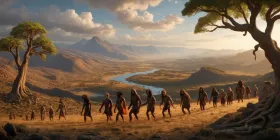 Prehistoric Visual Odyssey: Unraveling a Wordless Tale
