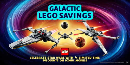 Galactic Lego Savings: Celebrate Star Wars with Limited-Time Discounts on Iconic Models