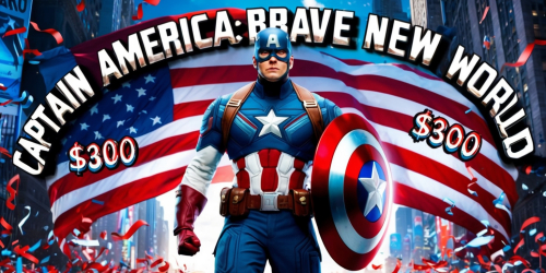 Superhero Franchise Thrives as Captain America: Brave New World Approaches $300 Million Mark