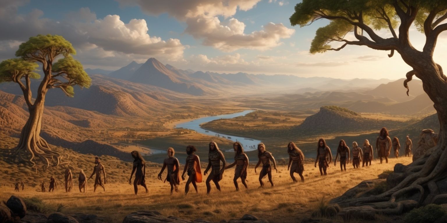 Prehistoric Visual Odyssey: Unraveling a Wordless Tale